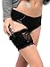 2017 Lingerie-quality Black Stretch Lace Garter for Insulin Pump (Medium)