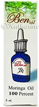 Ben-Oil Moringa Oleifera Seeds Organic Cold Pressed For Face &amp; Skin Anti-Aging 5ml