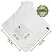 Extra Soft Baby Hooded Towel Set with Washcloth - Organic Bamboo Fiber for Sensitive Skin - Unisex Baby Bath Towel with Bear Ears for Newborn, Infant, Toddler - Keeps Baby Dry & Warm
