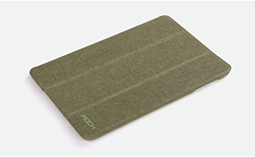 Hausbel Rock Series Slim Leather Case Stand Cover for iPad Mini / iPad Mini Retina / iPad Mini 2 / iPad Mini 3 (Defense - Grey and Green)