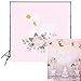 Muzi 5x5ft White Swan Pink Flowers Birthday Backdrop Golden Crown Baby Shower Decoration Photography Background Cake Dessert Banner Children Photo Portrait Studio Props W-1893