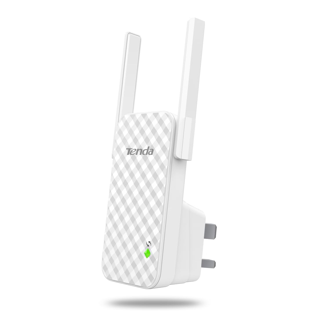 Tenda A9 N300 Universal Range Extender, Broadband/Wi-Fi Extender, Wi-Fi Booster/Hotspot, Plug and Play, UK Plug