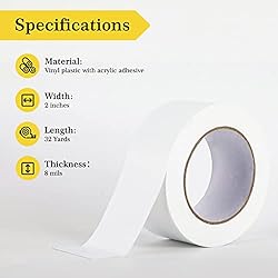 fowong Window Weather Stripping Tape, White Window