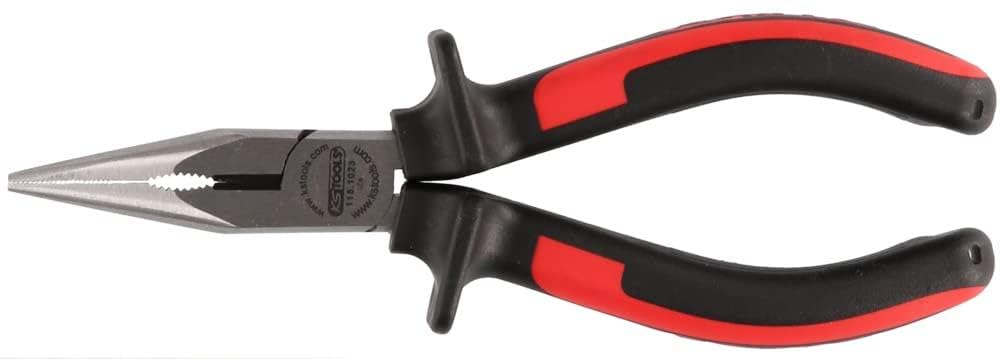 KS Tools Ergo Long Nose Plier Serrated Cutter
