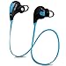 Bestfy Bluetooth Wireless Headphones, Sports Sweatproof Earphones with Mic for Running, Sports(Bluetooth 4.1, CVC 6.0 Noise Cancelling)-BLUE