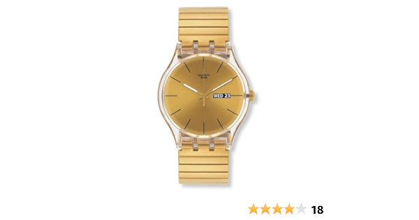 Swatch - Dames Horloge SUOK702B : Amazon.nl: Kleding, schoenen \u0026 sieraden