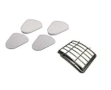 2x Shark Navigator Lift-Away NV350, NV351, NV352, NV355, NV356, NV356E, NV357 Pre-Filter Kits ( 2 Foam + 2 Felt Filters) + 1 Hepa Filter Replaces Shark Part # XFF350 & # XHF350