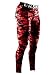 DRSKIN Men’s Compression Pants Tights Leggings Sports Baselayer Running Athletic Workout Active (DMRB03, M) Red