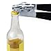 Ozetti Can Opener - Black 3-in-1 Maunual Stainless Steel Can Opener, Ergonomic Comfort Grips, Smooth Edge Cutting Tool, Bottle and Jar Tin Opener