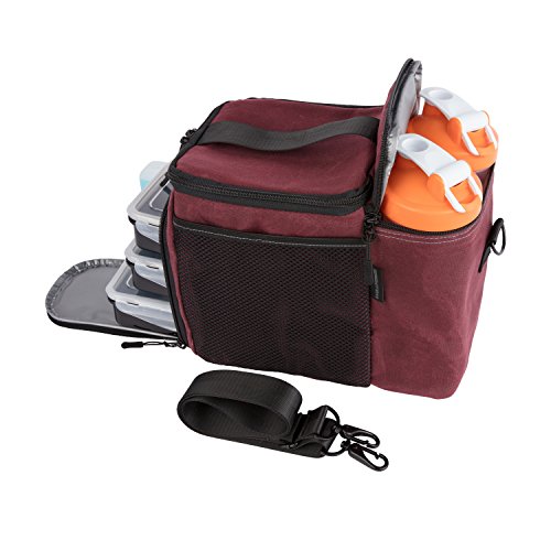 EDC Meal Prep Bag Full Meal Prep Lunch Box Management System includes