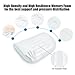 LOVEHOME Memory Foam Lumbar Support Back Cushion with 3-Way Fixation Strap for Lower Back Pain Relief - Ideal Back Pillow for Computer/Office Chair, Car Seat, Recliner etc.- Black