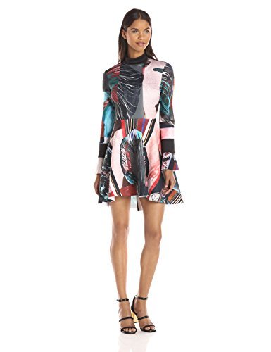 Clover Canyon Sportswear Womens Autumn Stripe Mockneck Dress | Desertcart  Barbados