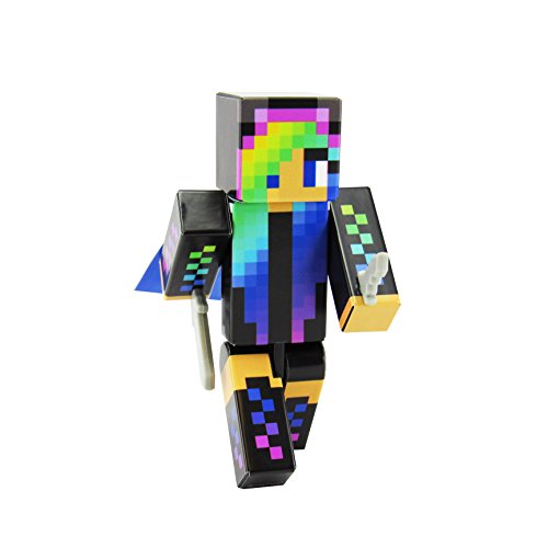 EnderToys Vibrant Girl Action Figure Toy, 4 Inch Custom Series Figurines