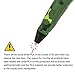 3D Pen 3D Printing Pen Non-Clogging Printing Pen for Kids and Adults Heated Drawing Printer Pen with LED Display Includes 3 PLA Filaments Safe and Non-Toxic Perfect for DIY Arts and Crafts