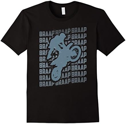 Braap Moto T-Shirt Motorcycle Riding Racing MX Motocross Tee