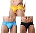 Astarin Mens Cotton Breathable Low Rise Trunks Underwear Boxer Briefs Pack(3 Pack,Large)
