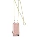 ZVE Wallet Case for Apple iPhone 8 Plus and iPhone 7 Plus, 5.5 inch, Wallet Case with Crossbody Chain Credit Card Holder Slot Zipper Purse Case for Apple iPhone 7 Plus and 8 Plus - Rose Gold