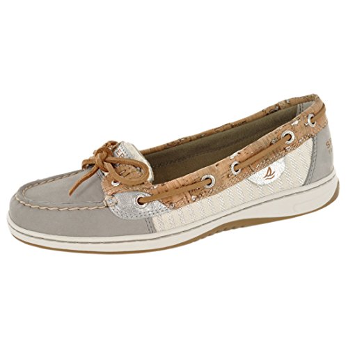 Buy Sperry Top-Sider Women's Bluefish Metallic Fleck Cork Boat Shoe,  Charcoal/Silver, 7.5 M US Online at desertcartINDIA