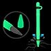 Silicone Case for Apple Pencil Holder Sleeve Skin Pocket Cover Accessories for iPad Pro, Glow in The Dark, Soft Silicone Grip Pouch with Charging Cap Holder and 2 Protective Nib Covers(Glow Green)