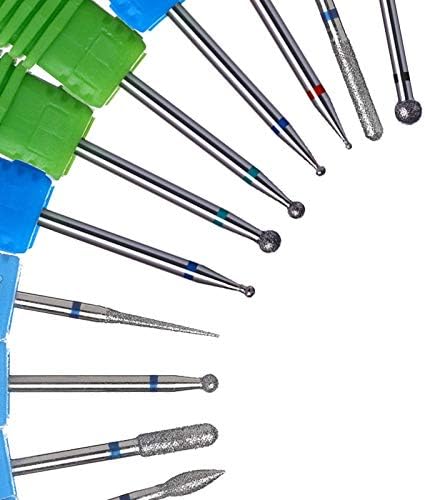 Milling Cutter For Manicure 11types Electricdrill Burr Milling Cutterpedicure Electric Manicure Drill Accessory Replacible Tool