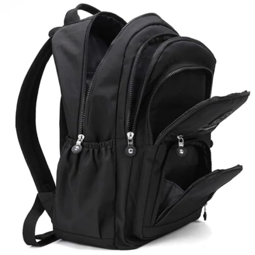 Mochila Feminina Masculina Tactel Notebook Escolar Resistente Grande Costas Juvenil Escola Preta