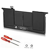 Egoway® High Performance New Laptop Battery for Apple Macbook 11-Inch A1406 A1495 A1370(Mid-2011) A1465(Mid-2012 Mid-2013 Early-2014), also fits 020-7376-A 020-7377-A MC968 MC969 with Two Free Screwdrivers - 18 Months Warranty [Li-Polymer 7.6V 35Wh]