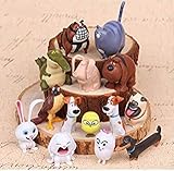 AG Goodies 14PCS The Secret Life of Pets Cake Topper Toy Figures PVC Movie Toy Collection Gift for Kids Fans