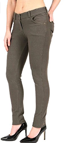 ladies khaki jeggings