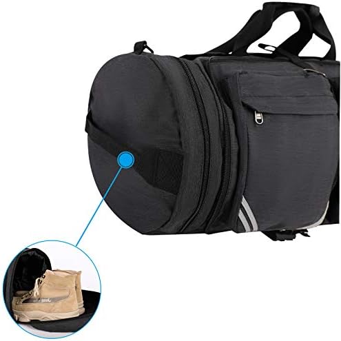 Eackrola Travel Duffel Bag,3-in-1 Foldable Duffle Bag Luggage Bag with Shoes Compartment Packable Weekender Bag for Men Women 55L Water-proof & Tear Resistant 6 Eackrola Travel Duffel Bag,3-in-1 Foldable Duffle Bag Luggage Bag with Shoes Compartment Packable Weekender Bag for Men Women 55L Water-proof & Tear Resistant