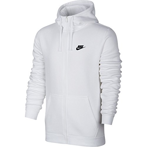 nike nsw hoodie white