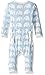 KicKee Pants Print Coverall with Snaps (0-3 Months, Pond Elephant)