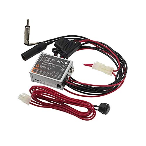 iSimple ISFM23 TranzIt Universal Bluetooh Enabled FM Transmitter Car Kit, Blue