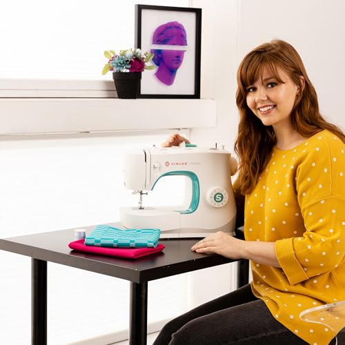 SINGER M3300 Lightweight & Portable Sewing Machine With 97 Stitch Applications, LED Light & 1-step Buttonhole | Used for Mending and Sewing