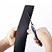 BONTEK Silicone Stove Burner Covers Gas Stove Counter Protector Dish Washer Safe Black 2 Pack