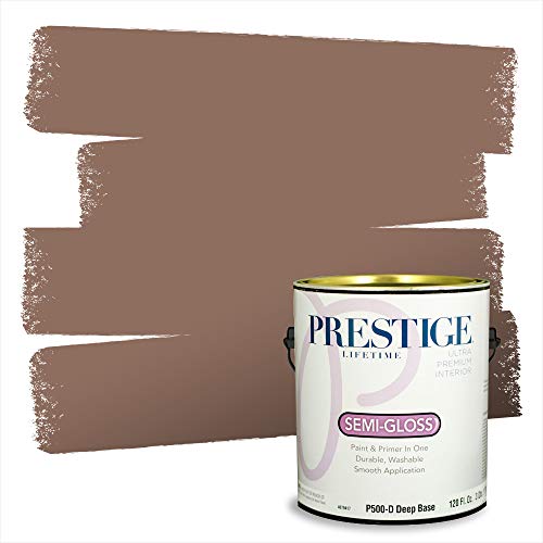 PRESTIGE Paints Interior Paint and Primer In One, 1-Gallon, Semi-Gloss, Compara…