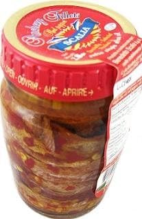 Scalia Anchovies with Red Pepper in Extra Virgin Olive Oil - 2.8 Oz (Pack of 2)