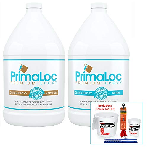 PrimaLoc Epoxy Resin 3 Gallon Kit Table Top Epoxy Resin & Hardener