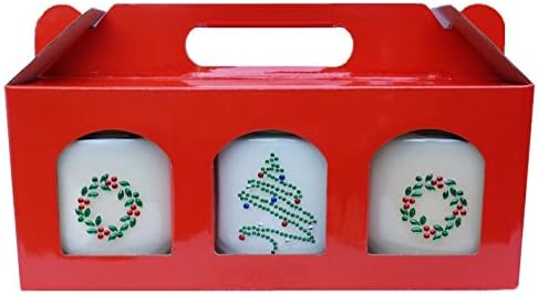 Set - 3 Pack Scented Candles - Pine Tree, Cinnamon, Banana Bread