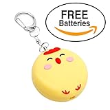 Personal Alarm, Bear Gentleman Self Defense SOS Kits Keychain 130db Personal Alarm with LED Lights Loud Whistle, Replaceable Battery Smart Position APP Included Personal Rape Panic Alarms