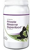 Baseline Nutritionals Private Reserve Superfood - Full Doses of Raw Wheatgrass, Mangosteen, Noni Powder, Spirulina, Pomegranate, Chlorella, Flower Pollen, Astaxanthin