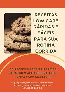 Livro Ebook de Receitas Low Carb Rápidas e Fáceis
