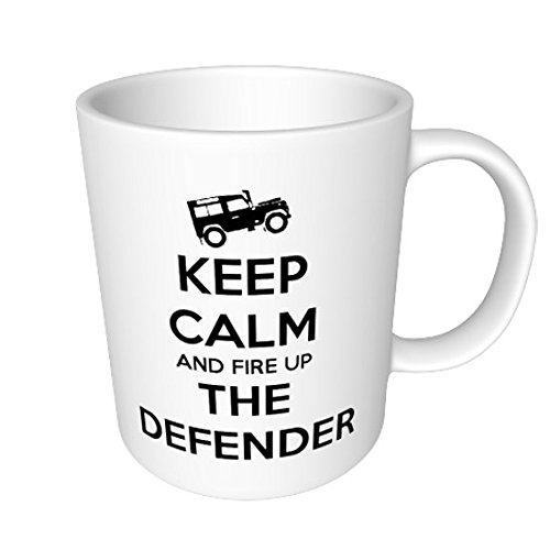 Top Banana Gifts Keep Calm and Fire Up The Defender - Ceramic Photo Mug