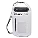 KastKing Dry Bag Waterproof Roll Top Type Duffel Bag with Zippered Compartment and Grab Handle (White, 30L)