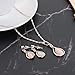 Fashion Crystal Necklace Earring Fashion Jewelry sets For Women Wedding Christmas Gift