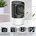 Portable Air Conditioner Fan, Mikikin Personal Space Air Conditioner Desk Fan Mini Evaporative Air Cooler Quiet Humidifier Cooling Fan with Handle, 7 Colors LED Lights, 3 Speeds for Home, Office, Room