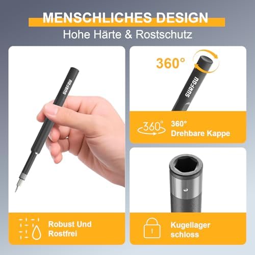49 IN 1 Präzisionsschraubendreher, Precision Screwdriver Set, Feinmechaniker Schraubendreher, Magnetisch Präzisions Schraubendreher Bits, Tragbares Mini Werkzeug für PC, MacBook, Elektronik