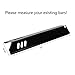Hisencn 15 Inch Heat Shields Replacement for Dyna-glo DGF510SBP, DGF510SSP, Heat Plates, Porcelain Steel Grill Heat Shield Tent Flame Tamer