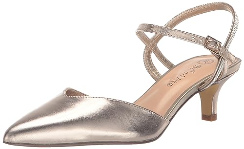 Bella Vita Women’s Katriana Pump, Champagne Leather, 9.5 X-Wide
