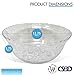 CSBD Punch Bowl 2 Gallon Premium Quality Plastic With 5 oz Ladle