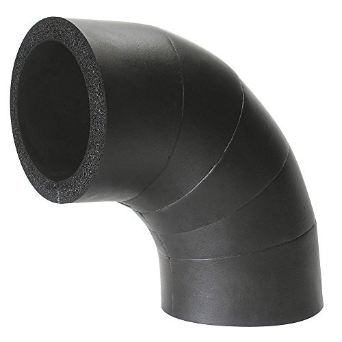 2-5/8" Pipe Fitting Insulation for 90Â° Elbow, NBR/PVC Based Elastomeric, Black - 1 Each